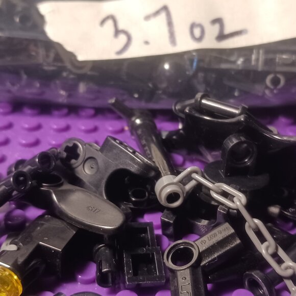 Lego - Misc Bulk Black elements - Some technic - 3.7oz - Picture 1 of 8